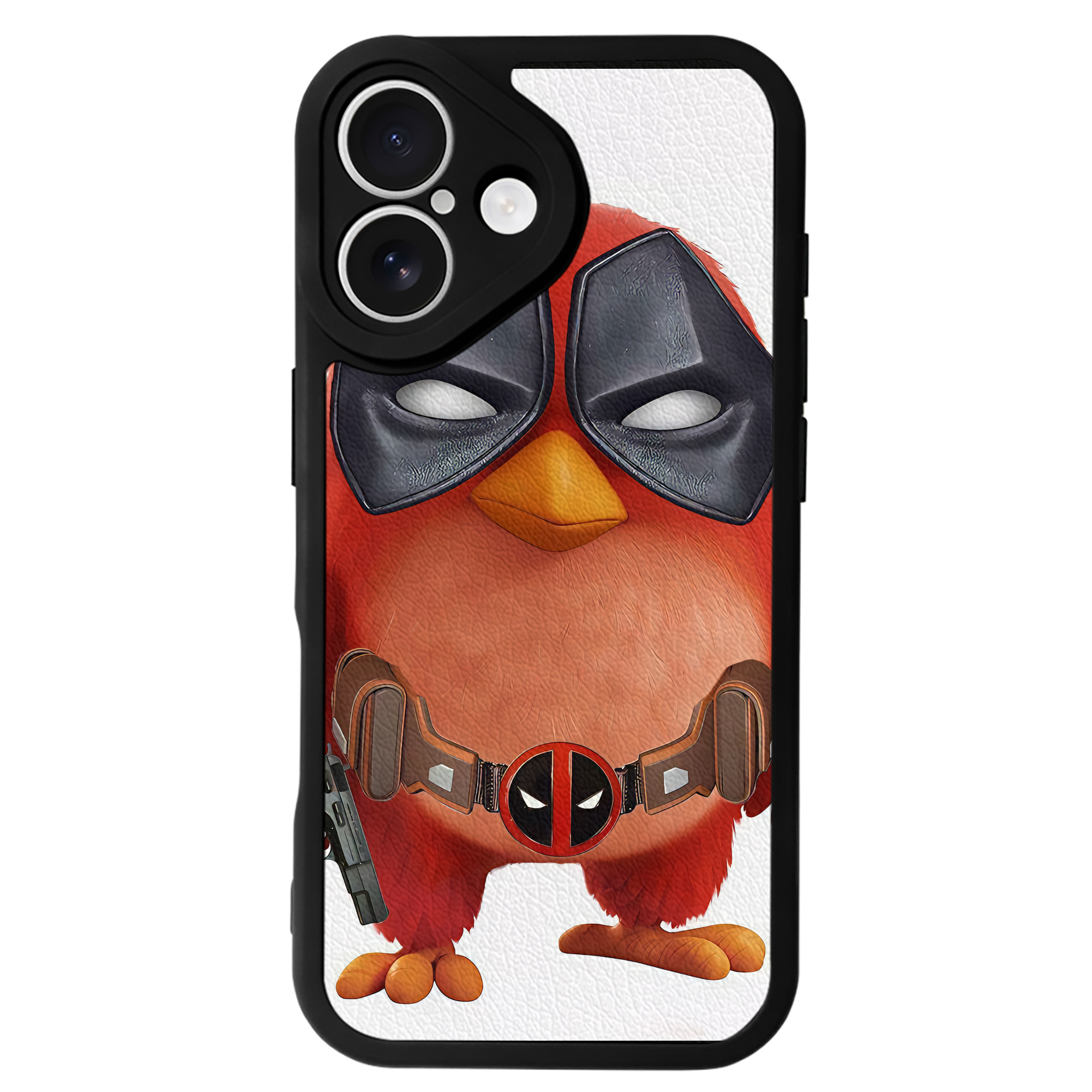 （画像用） Angry Birds アングリーバード 【iPhone 16シリーズ対応】シリコンスマホケース（レザー調） 材質：シリコン